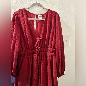 Long sleeve dress/top. Size XL. Worn once.